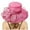 Watermelon Red, variant on LPKRT Women'S Flower Church Hats Lightweight Wide Brim Tea Party Hat Elegant Vintage Dress Hats Grey