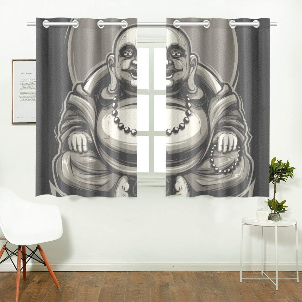 CADecor Buddah Buddhism Buddhist Zen Art Window Treatment Panel