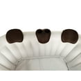 thumbnail image 2 of ALEKO Removable 3-Piece Headrest and Drink Holder Set for Inflatable Hot Tub Spa - Brown, 2 of 7
