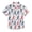 Human Runing, variant on Small Short Sleeve Button Down Shirts Zebra Stripe Casual Shirt 3-10 Years