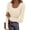 Beige, variant on Womens Long Sleeve Tops Casual Fall Fashion Lace Square Neck Fitted Ribbed Knit Tee Shirts Winter Clothing
