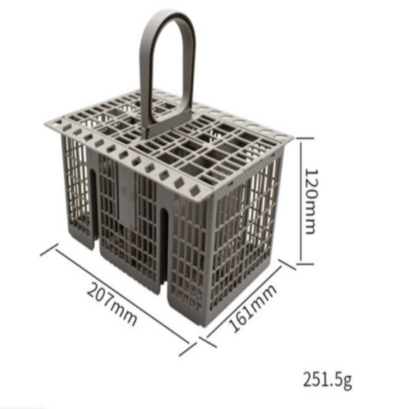 Diskmaskinsbestickskorg, Universell diskmaskinsbestickskorg, för Hotpoint 99673-8729, C00257140, C0038660, Indesit, Whirlpool-WELLNGS