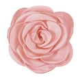thumbnail image 1 of Pin de broche de camelia de satén, clips de flores para el cabello, horquilla floral para mujeres en bodas, rosa empolvado, 1 of 7