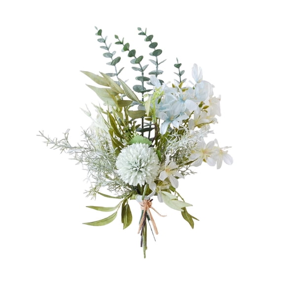 Fake Artificial Flowers Bouquet for Decoration, Ongmies Silk Flower Arrangements Wedding Bouquets Decorations Plastic Floral Table Centerpieces for Home Kitchen Garden Party Decor