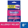 Benadryl Ultratabs Go Packs, Antihistamine Tablets, 4 packs of 2-ct.