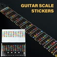 thumbnail image 5 of 1 Sheet Guitar Fretboard Stickers, Guitar Learning Tools, Color Coded Guitar Note Stickers for Electric Guitar, 5 of 8