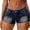 Dark Blue, variant on Womens Jean Shorts, High Stretchy Low Rise Denim Shorts for Women, Summer Hot Short Skinny Y2K Streetwear, M