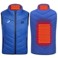 thumbnail image 2 of RXIRUCGD USB Intelligent Constant Temperature Heated Windproof Plus Size Coat For Children Winter 2 Heated Jacket Coat( Blue, Size:2 Years ), 2 of 9