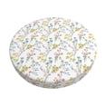 thumbnail image 1 of Balery Floral Fundas de asiento para taburete de bar redondo de tela de terciopelo ajustables que protegen de arañazos y manchas para sillas de 14 a 17 pulgadas.-12 inch, 1 of 7