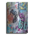 thumbnail image 1 of Luxe Metal Art 'Good Bye Kiss' by David Drioton, Metal Wall Art, 24"x36", 1 of 7