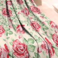 thumbnail image 3 of Soft & Cozy Floral Fuzzy Blanket: Delightful Flowers on 50x60in Flannel Throw Blanket - Bed Throw Blanket for Home, Bed, Sofa, Couch & Chair Decor, 3 of 5