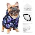 thumbnail image 3 of Sikiie crystal Skull Dog Hoodie,Dog Clothes,Dog Sweatshirt ,Dog Shirt, Dog Clothes for Puppy Kitten Small Dogs Cats-XX-Large, 3 of 7