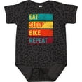 thumbnail image 3 of Inktastic Cyclist Biking Eat Sleep Bike Repeat Boys or Girls Baby Bodysuit, 3 of 5