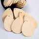 thumbnail image 4 of EeaseMX 50 pendientes de madera sin terminar, gruesos y con forma de gota, con virutas de madera, para decoración, colgantes con forma de gota de agua para mujeres y niñas, manualidades DIY., 4 of 8