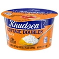 Knudsen Cottage Doubles Lowfat Cottage Cheese & Peach Topping with 2