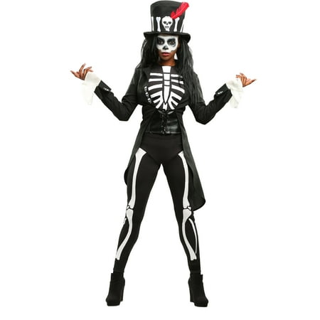 Voodoo Skeleton Womens Costume