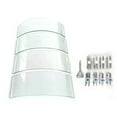 thumbnail image 4 of Round 25.7-in Tempered Glass Fire Table Windshield Flame Blocker, 4 of 4