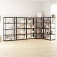thumbnail image 2 of vidaXL 2/3/4/5x Shelves Steel and Engineered Wood Furniture Multi Colors/Sizes, 2 of 113