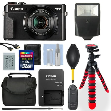 Canon Powershot G7x Mark II 20.1MP Digital Camera+ 32GB Deluxe Accessory Package