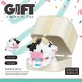thumbnail image 2 of Nueva caja de almacenamiento creativa de la serie de animales de dibujos animados gato Panda Koala conejo Mini decoración Micro bloque de construcción ladrillo juguete para regalo, 2 of 5