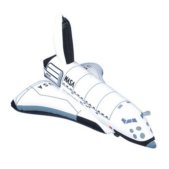 17" Inflatable Space Shuttle Rocket Ship Toy Decoration