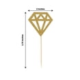 thumbnail image 3 of Efavormart 24 Pack | Glitter Gold Diamond Ring Cupcake Toppers, Party Cake Picks, Engagement Party Decoration Supplies, 3 of 10