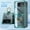 GREEN, variant on Slim and Shockproof Clear Phone Case for Samsung Galaxy Z Flip 4 with Leather Ring,Purple,Galaxy Z Flip 3