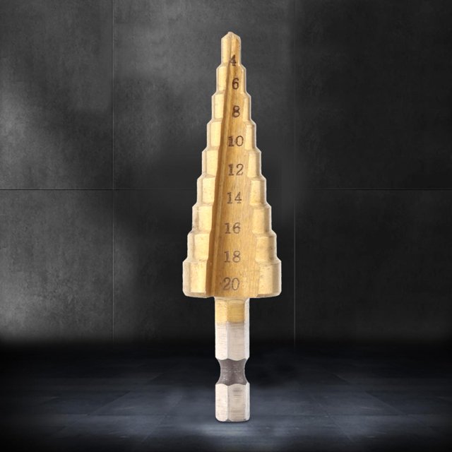 Hole Drill Bit 1pcs HSS Step Drill Bit Step Drill Bit PVC For Aluminum Wood Board