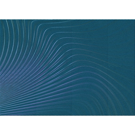 Ahgly Company Indoor Rectangle Patterned Bright Navy Blue Area Rugs, 8' x 10'