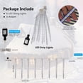 thumbnail image 4 of Luces navideñas Waterglide para exteriores, 12 pulgadas, 192 LED, color blanco, 4 of 7