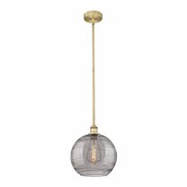 Innovations Lighting - Athens Deco Swirl - 1 Light Stem Hung Mini Pendant In