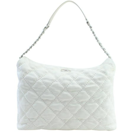 Riviera Hobo French 13cr0228 Ivory Quilted Leather Shoulder Bag
