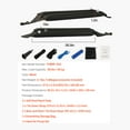 thumbnail image 4 of KFFKFF Inflatable Soft Roof Rack Bars, 37.6-Inch Universal Car Roof Rack Pads, 88LBS Loading Luggage Kayak Carrier with 2 Tie-Down Straps & Ropes, Hand Air Pump, Storage Bag, 4 of 9