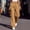 Khaki, variant on Cargo Pants For Women High Waisted Staight Leg Pant Elastic Waist Hiking Pants Stretchy Wide Leg Pants with Pockets Streetwear Daily Wear Black XL