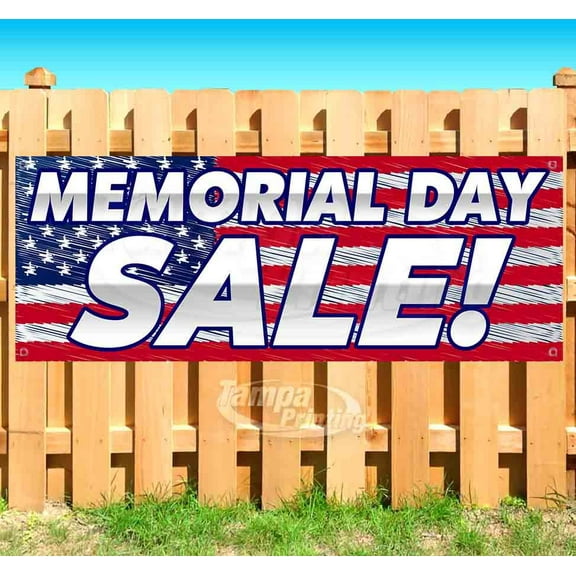 Memorial Day Sale! 13 oz Vinyl Banner With Metal Grommets