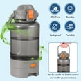 thumbnail image 2 of Botella de agua Turchongeco Outdoor Dog 1,5 L a prueba de fugas, gris, 2 of 7