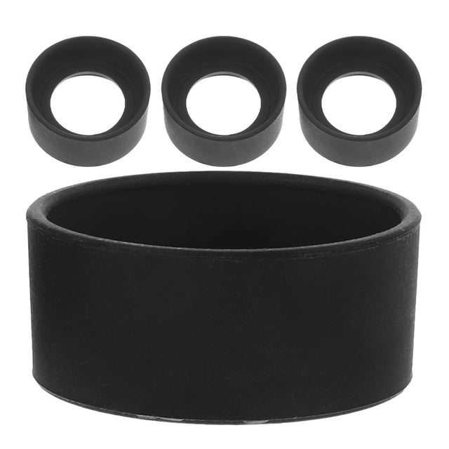 KAKOWELY Protège-Oculaires en microscope 4 Pcs Protecteurs en Caoutchouc Réutilisables