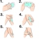 thumbnail image 5 of Vogacara 10 hojas LANBENA papel de depilación de doble cara pierna axila brazo suministros de depilación Dispositivos de depilación rosado S, 5 of 6