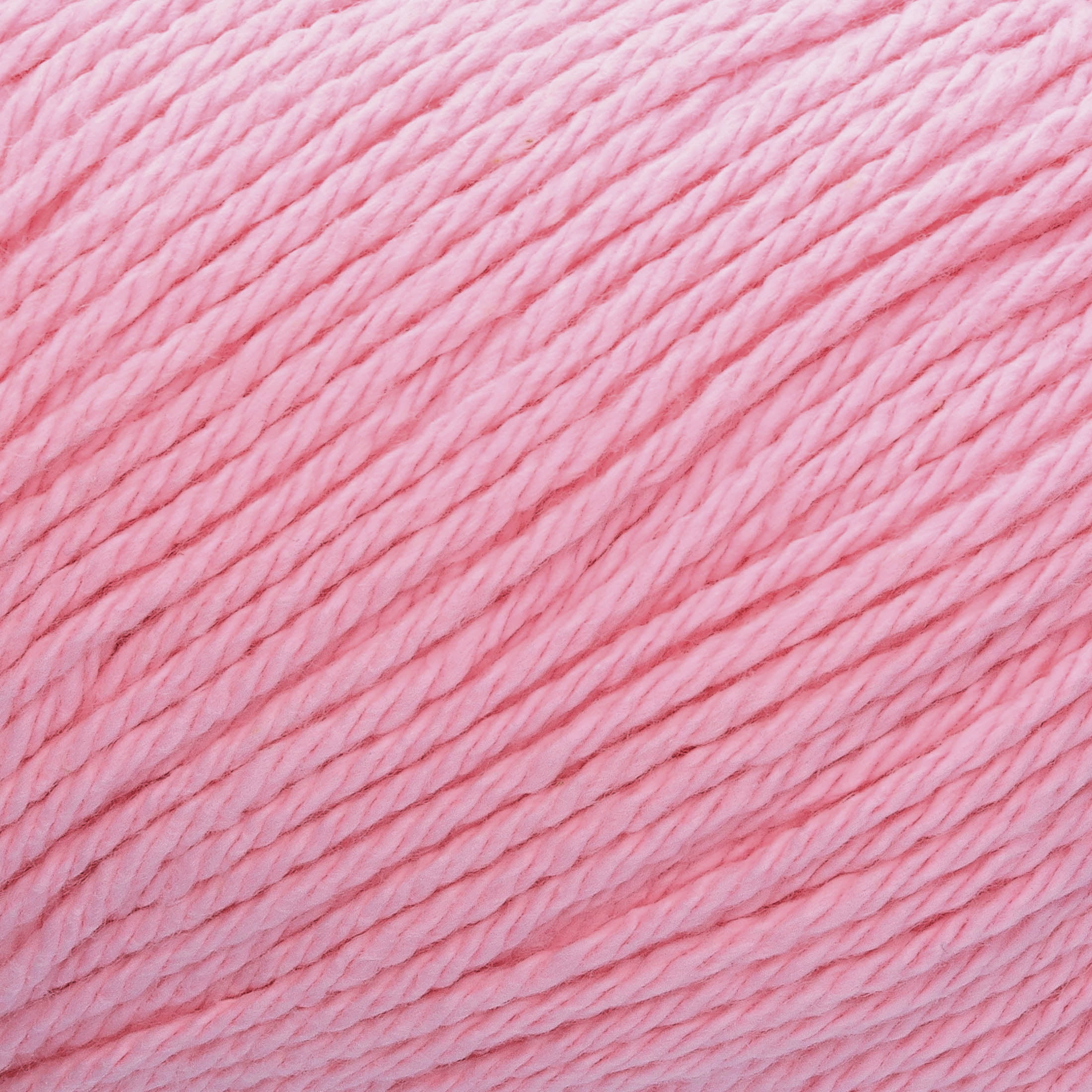 Hello Hobby Size 4 Medium Weight Cotton Pastel Pink Yarn, 2.5 oz, 120 yds