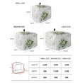 thumbnail image 2 of Eucalyptus Leaf Toaster Cover 2 Slice, Small Kitchen Appliance Covers, Green Plants Farmhouse Grey Plaid Country Toaster Oven Cover with Loop, Bread Machine Cover Polyester Dust Cover Protection, 2 of 4