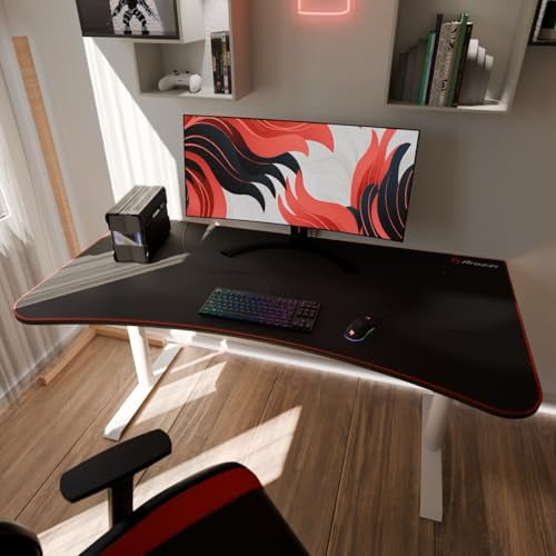 【サイズ交換ＯＫ】 Arozzi Arena Metal Gaming Desk, Black - Walmart.com CompetitiveSwimwear