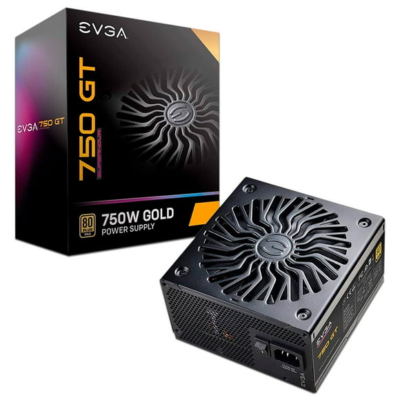 Fuente de Poder Modular EVGA SuperNOVA 750 GT 750W ATX 80 PLUS Gold 220-GT-0750-Y1