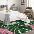 thumbnail image 3 of Monstera Leaf Rug 4x6 Area Rugs for Bedroom Living Room, Tropical Green Area Rug, Botanical Carpet Machine Washable Non-Slip Rug, Soft Low Pile Area Rug, Indoor Decorative Rugs G&n126, 3 of 6