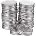 thumbnail image 1 of Mason Jar Joints en Silicone Réguliers Étanches Stockage Sécurisé Capsules Solides - 24pca, 1 of 4