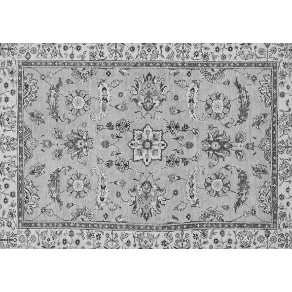 Ahgly Company Indoor Rectangle Oriental Gray Traditional Area Rugs, 3' x 5'