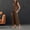 #0461-Brown, variant on Two Piece Sets for Women Summer Outfits Solid Color Sleeveless Round Neck Tops and Wide Leg Crop Pants
