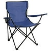 ALEKO BC01 Foldable Camping Hiking Beach Chair Outdoor Picnic Lounge Patio Lawn Garden Chair, Dark Blue