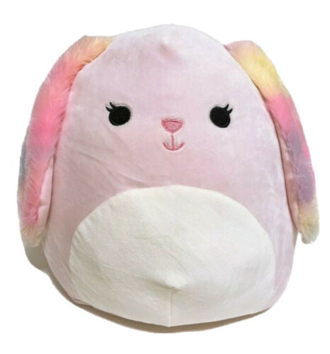 Details about   New SQUISHMALLOW Easter Pink Bunny Blue Bunny 3.5" Clip On Mini Plush RARE 