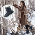 thumbnail image 3 of Ablanczoom Snow Boots Women Winter Shoes Warm Faux Fur Outdoors Ankle Booties, 3 of 8