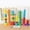 B, variant on Dmlowu Puzzle Board Games for Family, Wooden Color Matching Rings Puzzle Games, Wooden Beads Stacking Tabletop Toys for Family Night